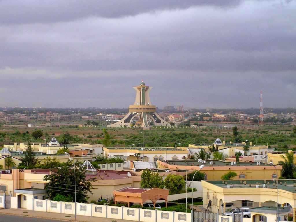 Vue du mémorial de Ouagadougou, Burkina Faso